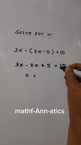 Basic.✌️👍 Distributing the negative correctly. #learning #maths #algebra #practice #basic #easy #review #fbreels2025ツ | Math Fannatics