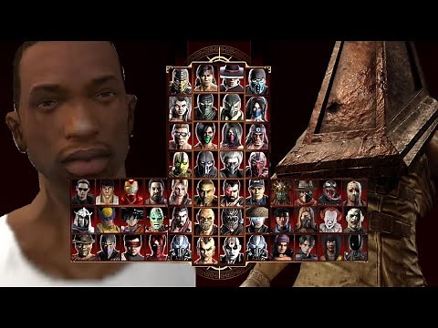 Mortal Kombat 9 - Expert Tag Ladder (CJ GTA SA & PYRAMID HEAD) MOD - Gameplay @(1080p) 60ᶠᵖˢ ✔