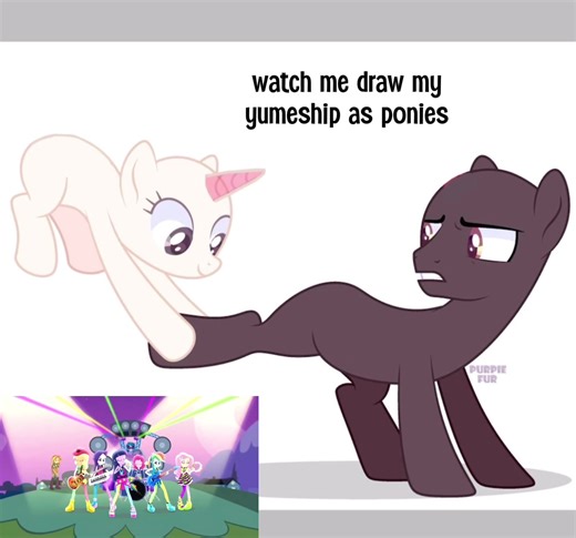 #YUMESHIP i was listening to mlp while drawing this... #fyp #viral #moots? #mlp