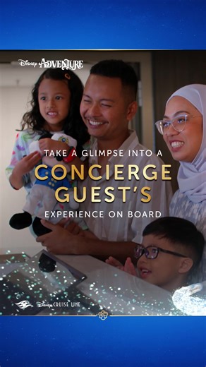 As a Concierge guest on the Disney Cruise, every step of your adventure feels even more magical. Experience a luxurious holiday designed with you and your family in mind 🌟 | Disney Cruise Line