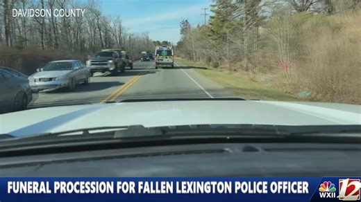 HAPPENING NOW | A procession is happening now for fallen Lexington Police Officer Katie Crook. More details at: https://www.wxii12.com/article/lexington-police-officer-memorial/69841104 | WXII 12 NEWS