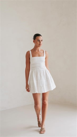 3.3K views · 249 reactions | Lace detailing, a flouncy skirt & a timeless white colour. Discover the ethereal Leka Dress now. | SABO | Facebook