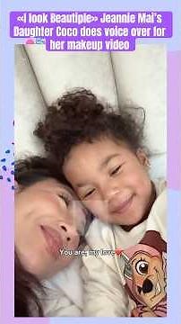 «I look Beautiple» Jeannie Mai’s Daughter Coco does voice over for her makeup video