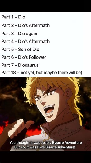 Every JoJo Part Is Secretly Dio’s Bizarre Adventure 😭 | JJBA Meme