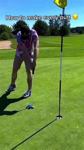 How to Make Almost Every Putt 😳⛳ #golf #golfgear #golfswing #golfshorts
