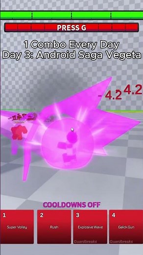[ABA] EASY ANDROID SAGA VEGETA COMBO - Anime Battle Arena #roblox #anime