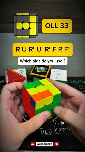 Solving 3x3 Rubiks cube with OLL 33 Method | Can you learn fast #rubikscube #shorts