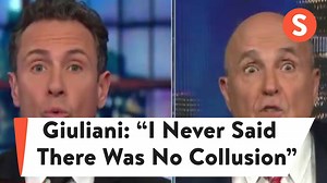 In a new interview with CNN's Chris Cuomo, Rudy Giuliani claims that he never said Trump's campaign didn't collude with Russia.... Uhh, Rudy, allow us to review the tape: | Splinter