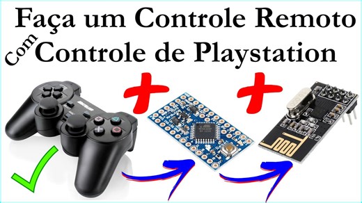 Controle Remoto com PS, Arduino e NRF24L01