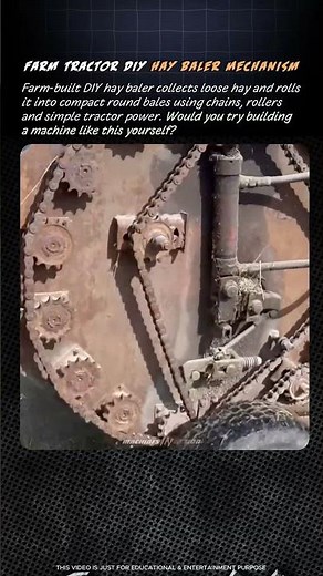 Farm Tractor DIY Hay Baler Mechanism