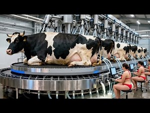 Inside a Modern Automated Dairy Farm | Milk Production Process Explained