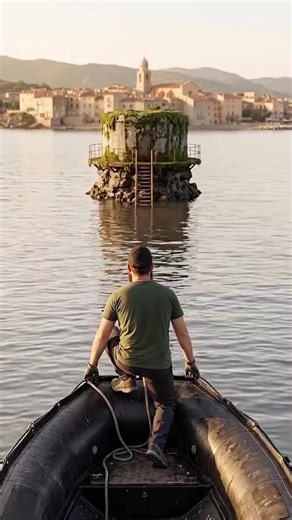 Bunker shelter dans un lac : abri souterrain en Alaska