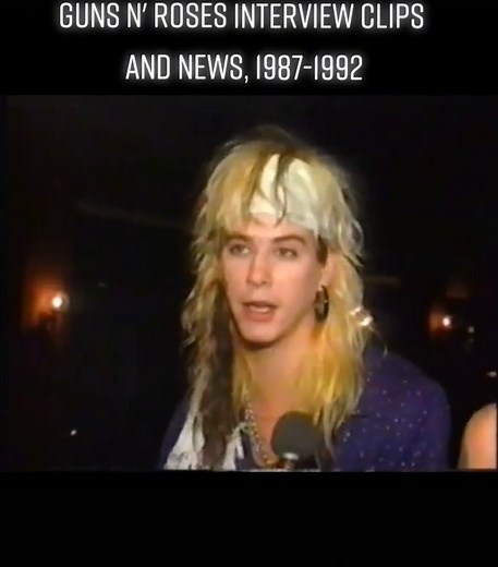 Guns N' Roses Interview Clips 1987-1992 Highlights