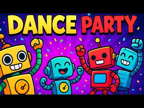Robot Dance Party Song for Kids | Fun Music & Moves for Toddlers & Preschoolers