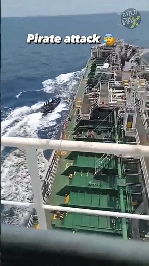 How Do Cargo Ships Survive Pirate Attacks? 😱🏴‍☠️