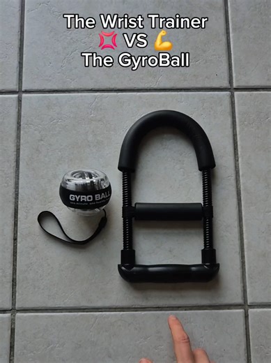 Wrist Trainer VS GyroBall 🔥👀 #handgripper #forearms #veins #gripstrength #armwrestling