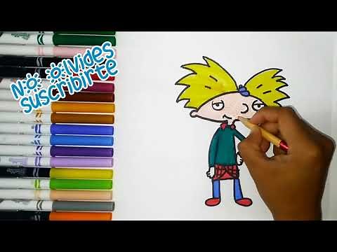 Como dibujar a hey arnold - how to draw hey arnold