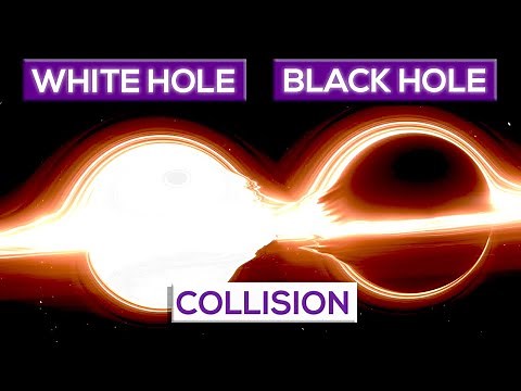 What Happens When A White Hole And A Black Hole Collide?