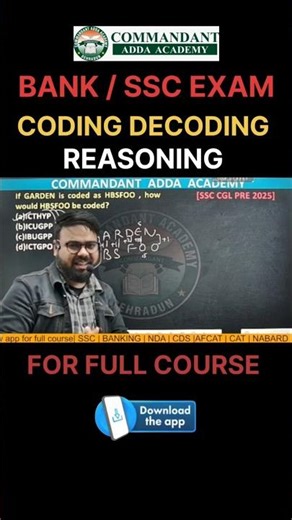 Coding & Decoding Tricks & Shortcuts | IBPS, SBI, SSC Exams #Shorts #Tricks #CompetitiveExams