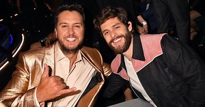 Luke Bryan Helps Thomas Rhett's Daughter Willa Gray Catch Her First Snapper