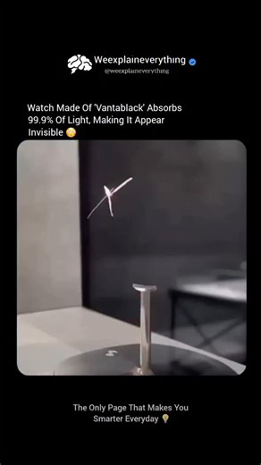 Explore Everything | Vantablack is a material made from carbon nanotubes that absorbs 99.96% of light! It is considered the blackest black in existence. The... | Instagram