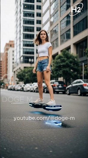 Flux Glide – Realistic Future Hoverboard Test Ride #robot #robotics #fluxglide