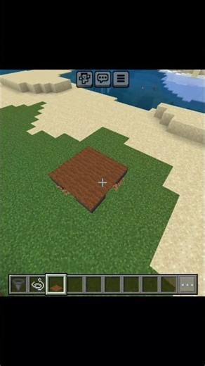 Minecraft Table Build Hack 😱 Easy & Cool! #shorts #minecraft