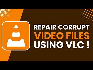 How to Repair Corrupt Video File Using VLC !