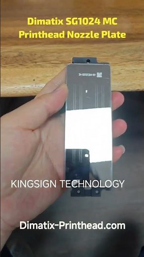 Dimatix SG1024 MC Printhead Nozzle Plate Repair