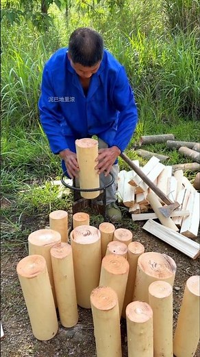The Safest and Easiest Way to Split Firewood Logs