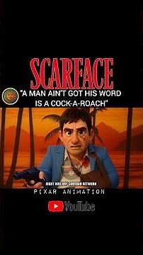 Scarface: Tony Montana and Frank Scene (PIXAR ANIMATION)