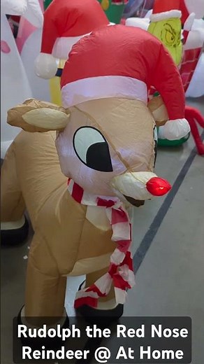 Rudolph the Red Nose Reindeer Christmas inflatable #christmasinflatables #rudolphtherednosereindeer