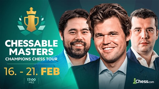 Chessable Masters 2025: Die Champions Chess Tour!