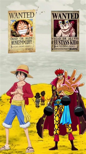 Kid VS Luffy in one piece #onepiece#shorts#edits#anime#luffy#kid#onepiece