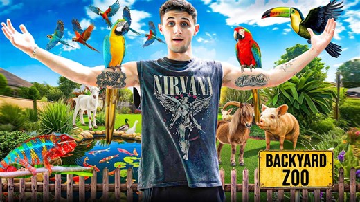 Private tour of the craziest backyard zoo!
