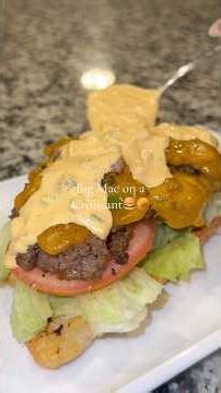 BIG MAC BURGERS 🍔🍟🥤#cheeseburger #burger #bigmac #recipe #dinnerideas