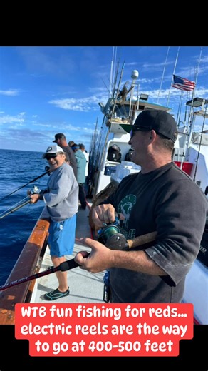 Fun time fishing for reds… #going deep #reds #rockcod #funtimes #wickedtacklebox | Wicked Tackle Box | Facebook