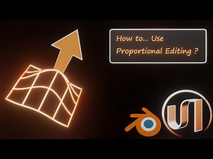 Blender : How to... Use Proportional Editing ?