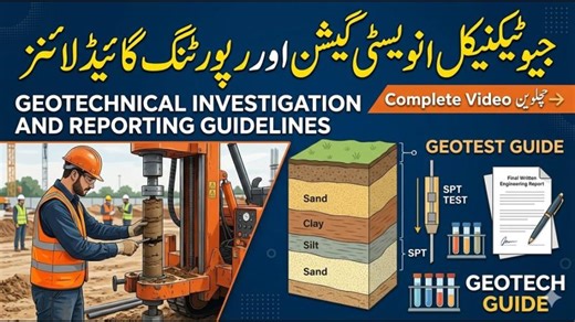 Geotech Guide in Urdu: Geotechnical Investigation and Reporting | Riaz Khattak posted on the topic | LinkedIn