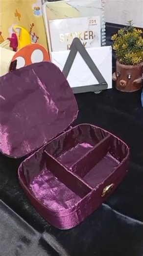 Beautiful Handmade Jewellery Box ✨ | DIY Craft Idea#viralvideo