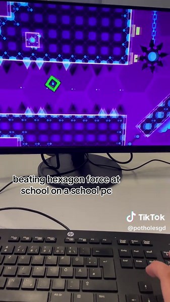 Beating Hexagon Force on a School PC