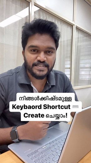 22K views · 441 reactions | ഇഷ്ടമുള്ള Keyboard Shortcut ⌨️ സ്വന്തമായി...