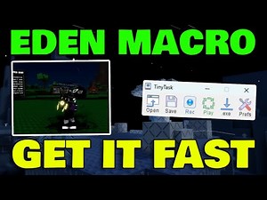This macro will help you get Eden FAST! (Sol's RNG)