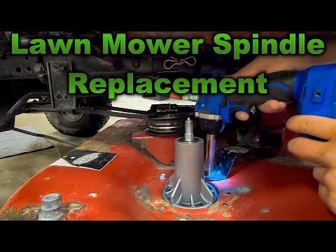 Lawn Mower Spindle Replacement || DIY