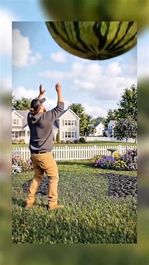 Building a Tiny Home Inside a Huge Watermelon 🍉