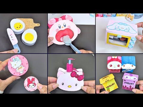 DIY Kawaii and Origami Sanrio | Easy Craft Ideas | School Projects | Origami Paper Craft | Aesthetic