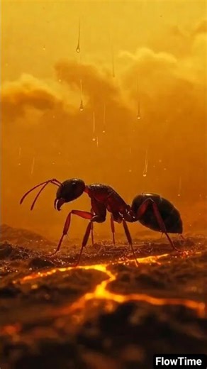 Alien Ant Surviving Venus 🌫️🔥 | Extreme Planet Cinematic 8K #aishorts #ytshorts
