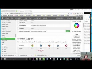 Using w3school's CSS Reference