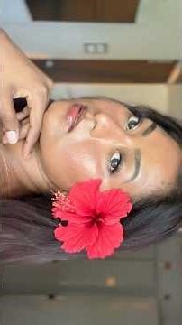 BEACHY TROPICAL MAKEUP ON BROWN SKIN 🌸🤎✨