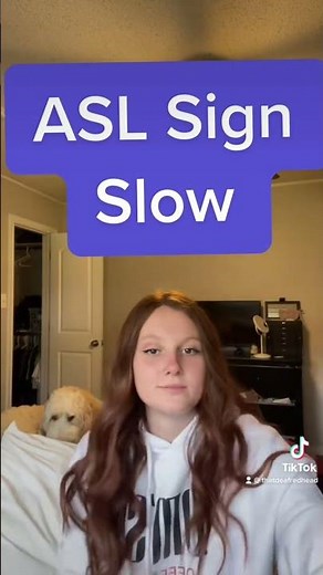 Learn How To Sign Slow in ASL for Beginners | American Sign Language #shorts